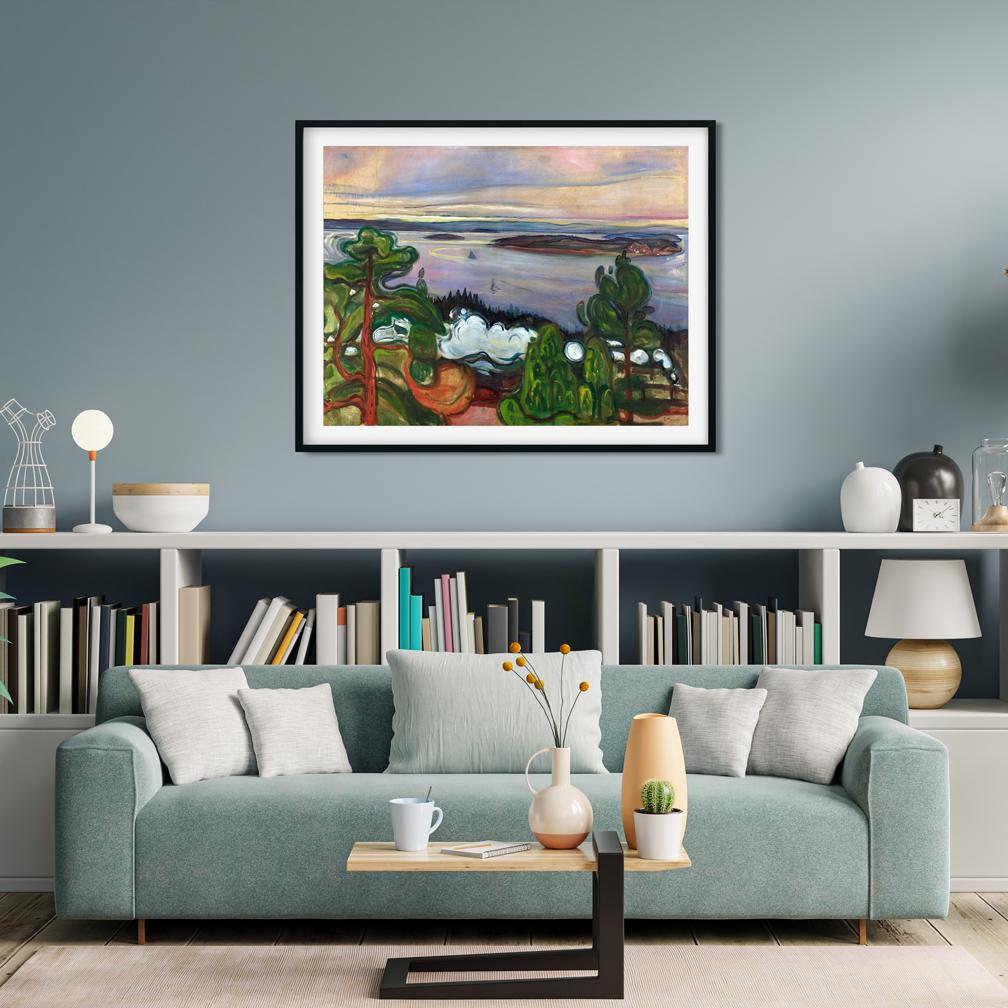 Train Smoke Painting - Meri Deewar 4 : 3 Horizontal Premium Wall Art Canvas by MeriDeewar