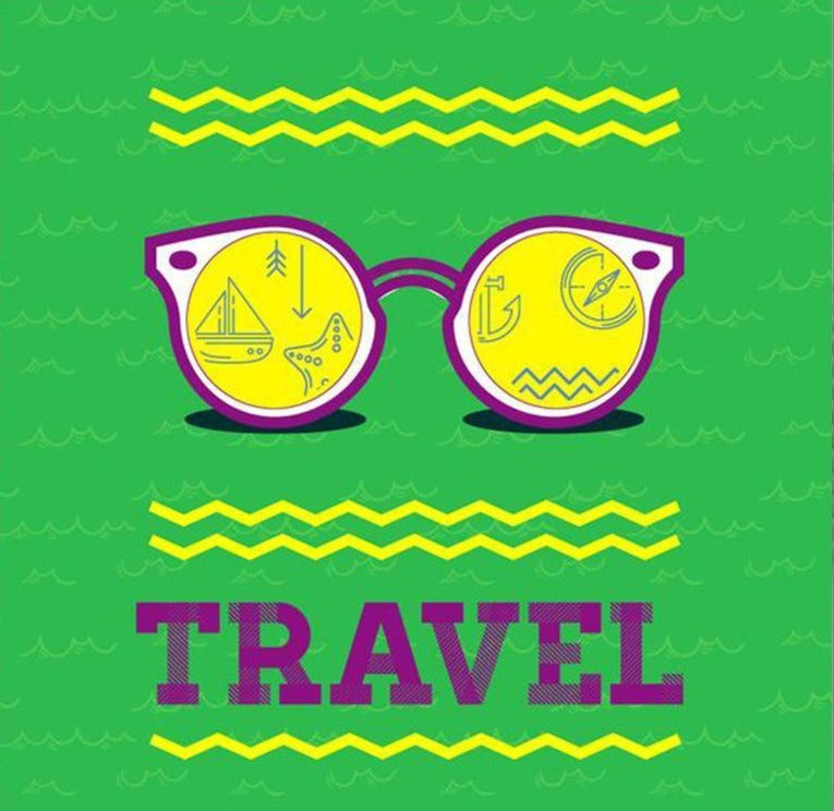 Travel Painting - Meri Deewar 1 : 1 Square Premium Wall Art Canvas by MeriDeewar