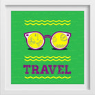 Travel Painting - Meri Deewar 1 : 1 Square Premium Wall Art Canvas by MeriDeewar