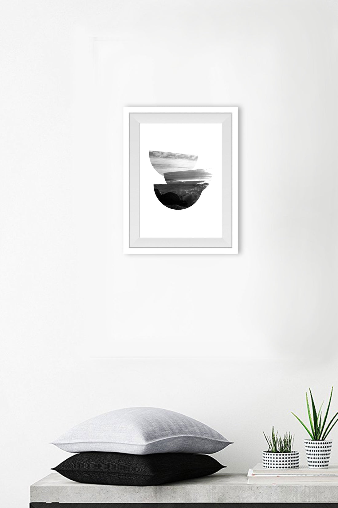 Tree Circles Painting - Meri Deewar 2 : 3 Vertical Premium Wall Art Canvas by MeriDeewar
