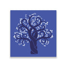 Tree painting 1 : 1 Square Premium Wall Art Canvas by MeriDeewar