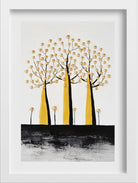 Tree Trees Artwork Painting - Meri Deewar 2 : 3 Vertical Premium Wall Art Canvas by MeriDeewar