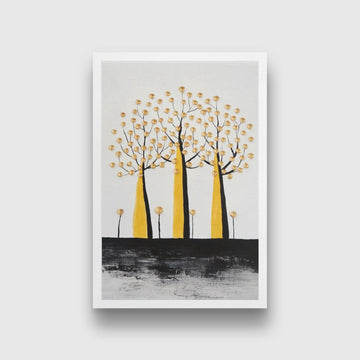 Tree Trees Artwork Painting - Meri Deewar 2 : 3 Vertical Premium Wall Art Canvas by MeriDeewar