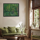 Trees And Undergrowth Painting 2 : 1 Horizontal Premium Wall Art Canvas by MeriDeewar