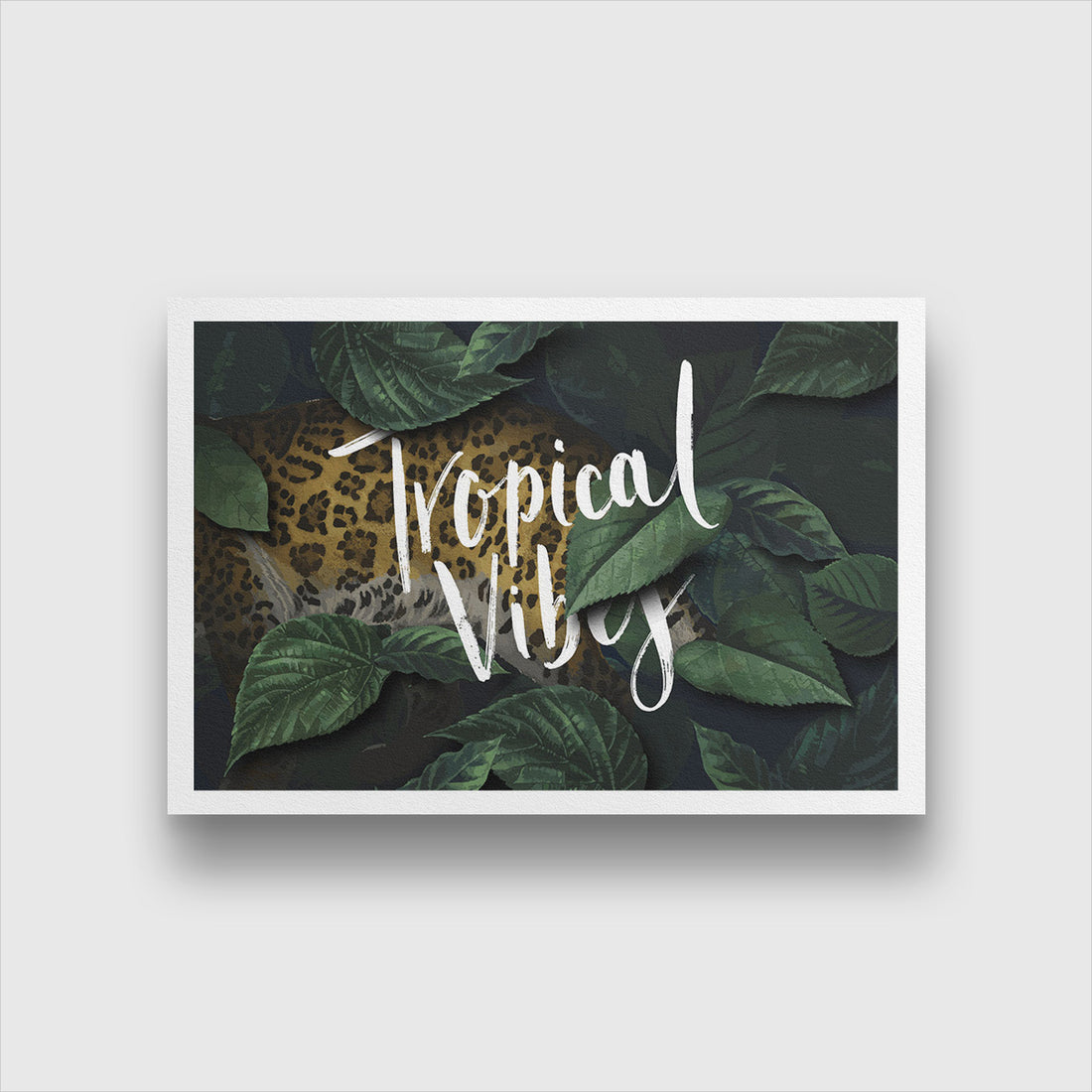 Tropical Viby Painting 3 : 2 Horizontal Premium Wall Art Canvas by MeriDeewar