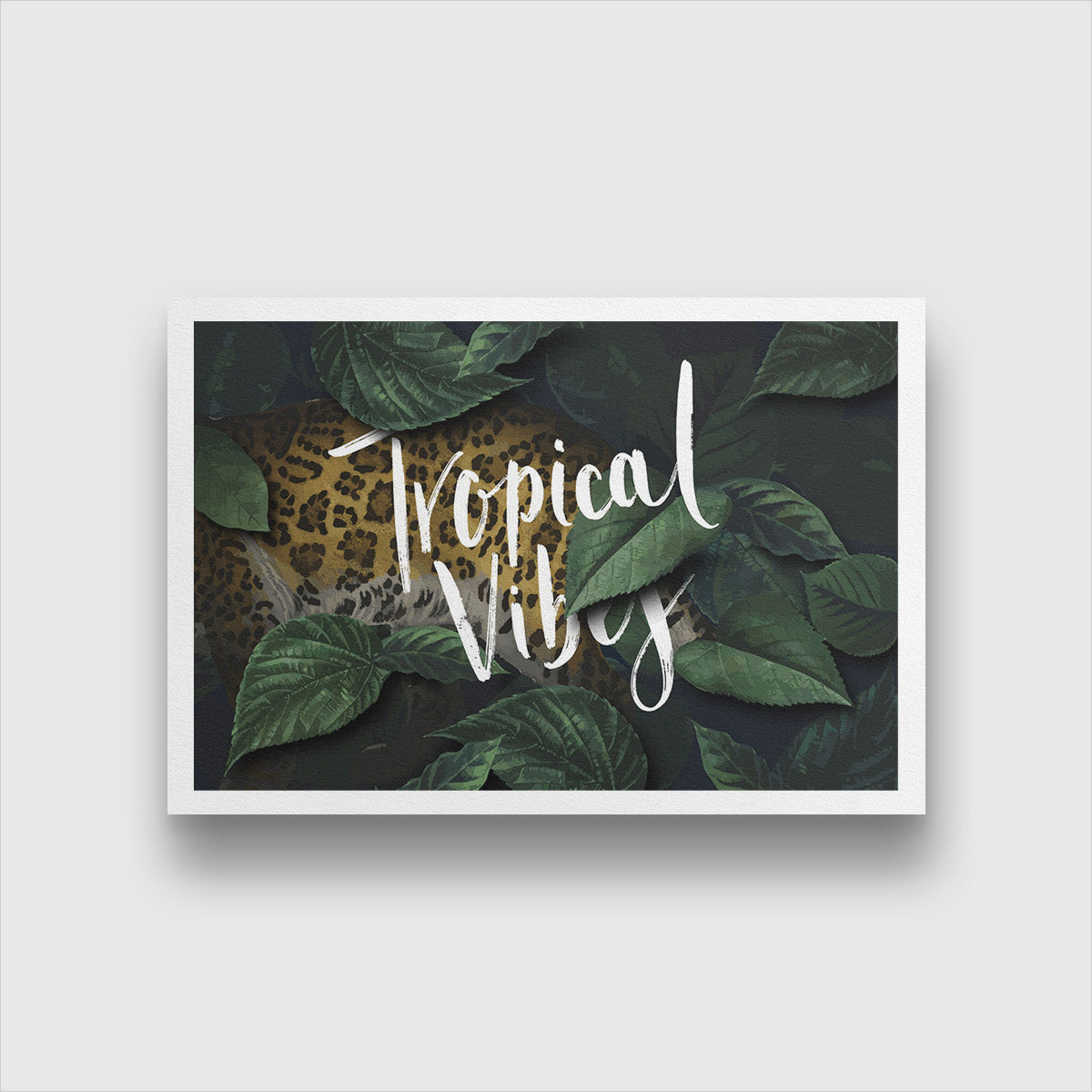 Tropical Viby Painting 3 : 2 Horizontal Premium Wall Art Canvas by MeriDeewar