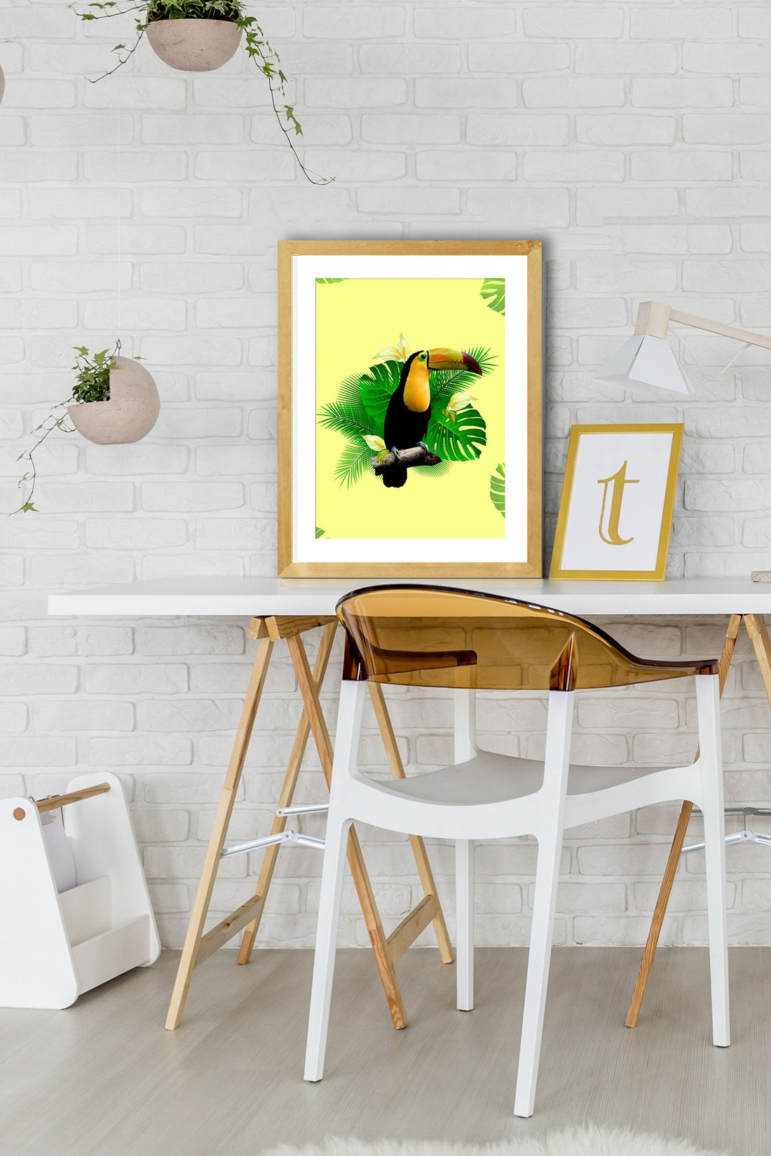 TUCANO Painting - Meri Deewar 2 : 3 Vertical Premium Wall Art Canvas by MeriDeewar