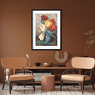 Tulips in a vase Painting 2 : 3 Vertical Premium Wall Art Canvas by MeriDeewar
