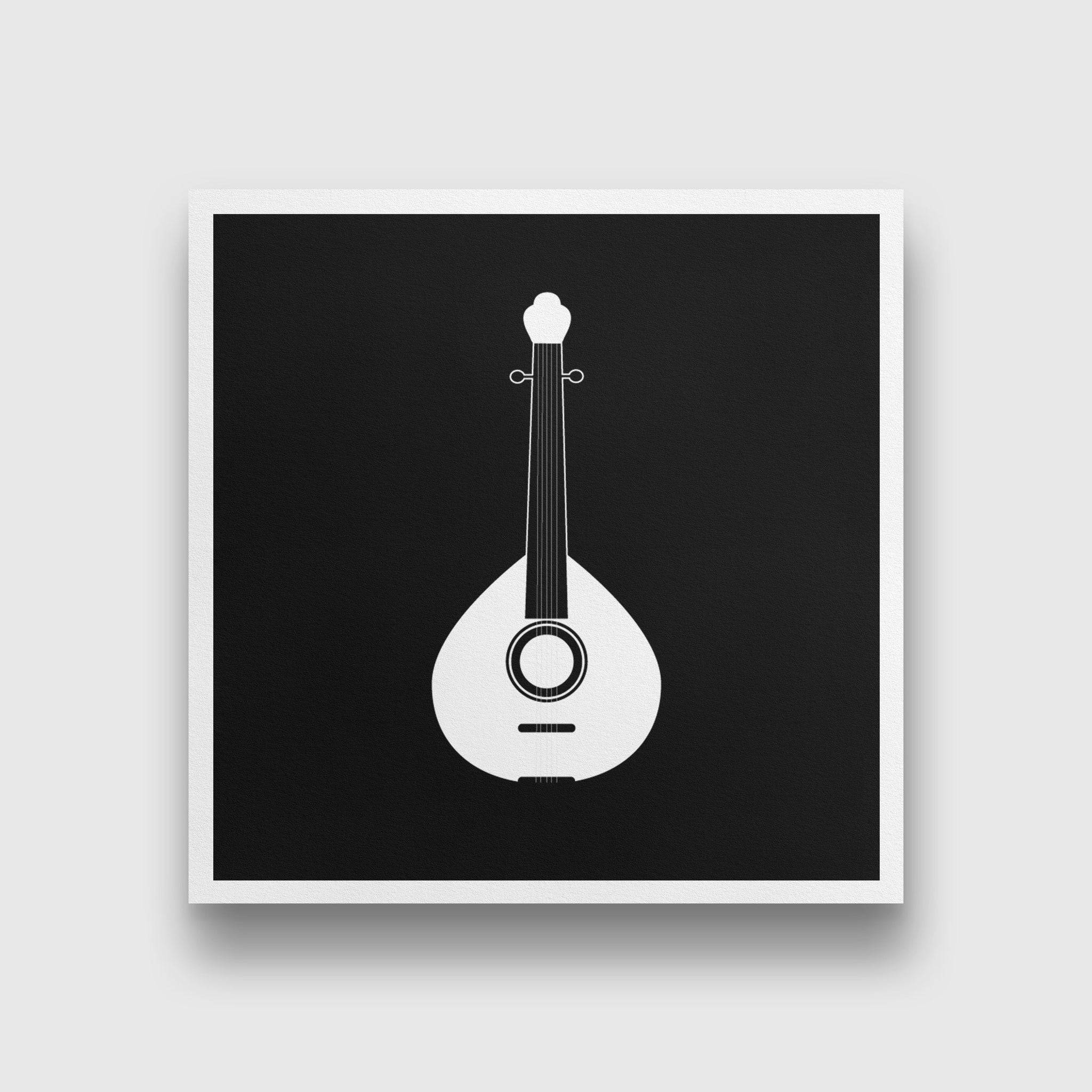 Tuntuna Musical Instrument painting 1 : 1 Square Premium Wall Art Canvas by MeriDeewar