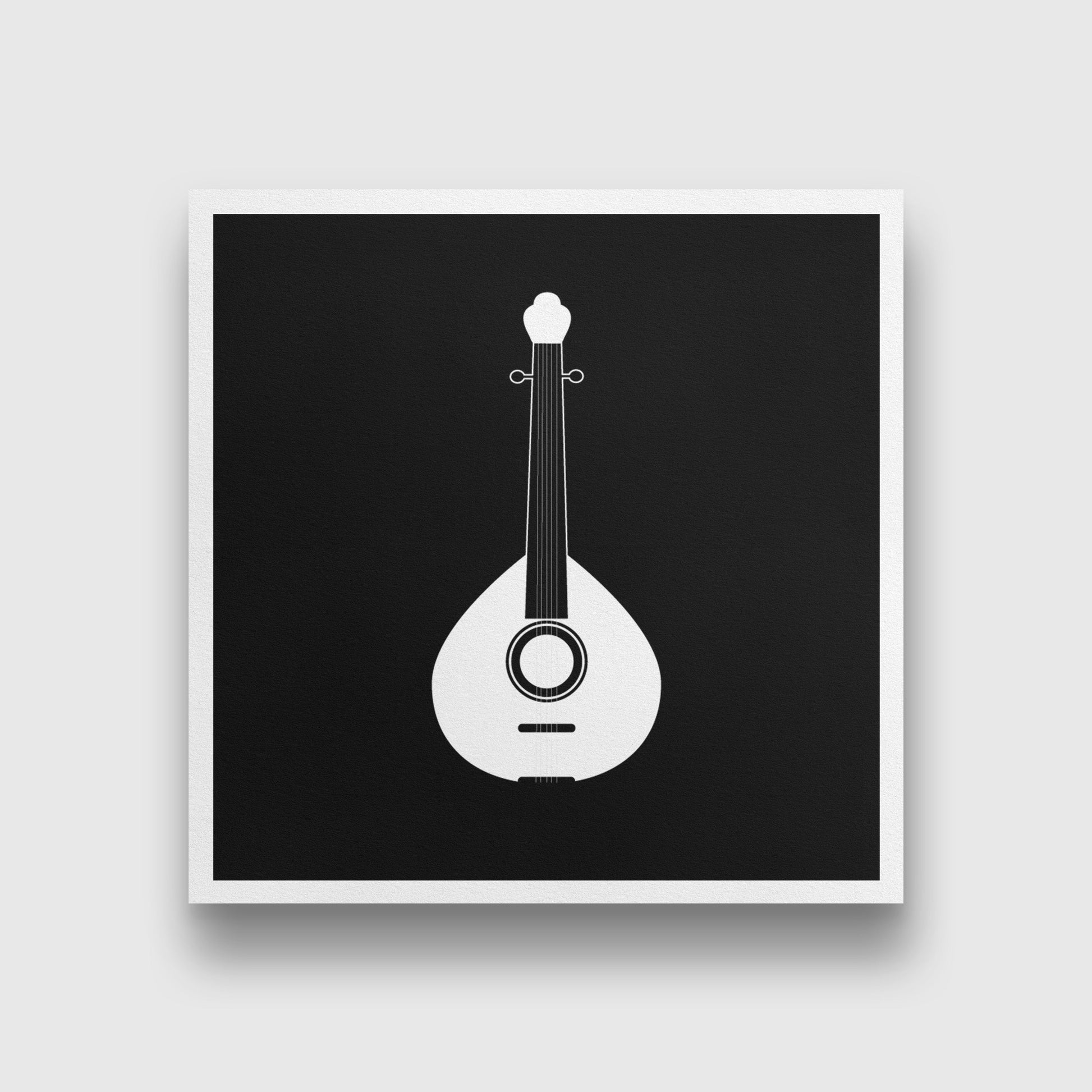 Tuntuna Musical Instrument painting 1 : 1 Square Premium Wall Art Canvas by MeriDeewar