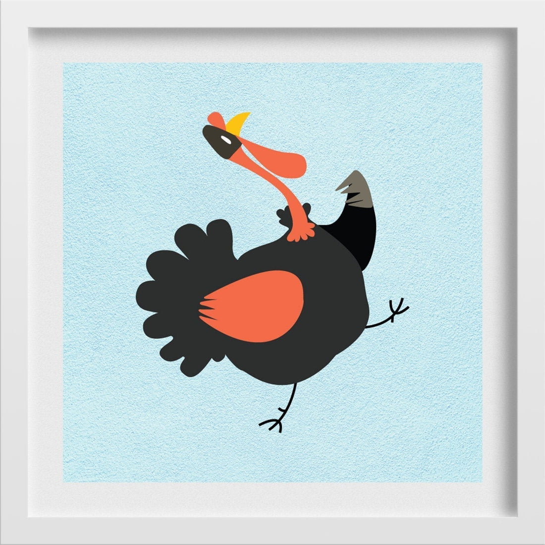 Turkey Painting - Meri Deewar 1 : 1 Square Premium Wall Art Canvas by MeriDeewar