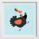 Turkey Painting - Meri Deewar 1 : 1 Square Premium Wall Art Canvas by MeriDeewar