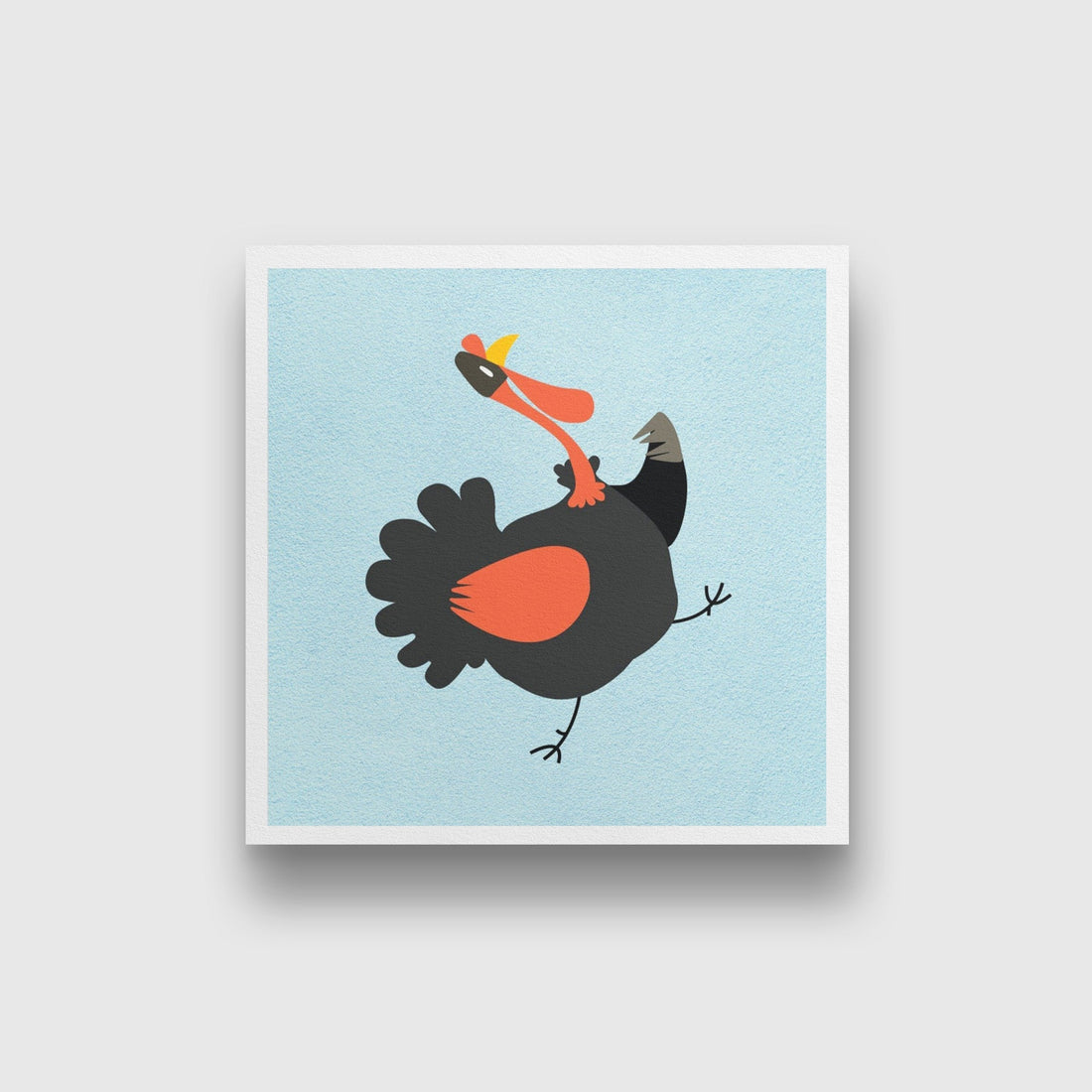 Turkey Painting - Meri Deewar 1 : 1 Square Premium Wall Art Canvas by MeriDeewar