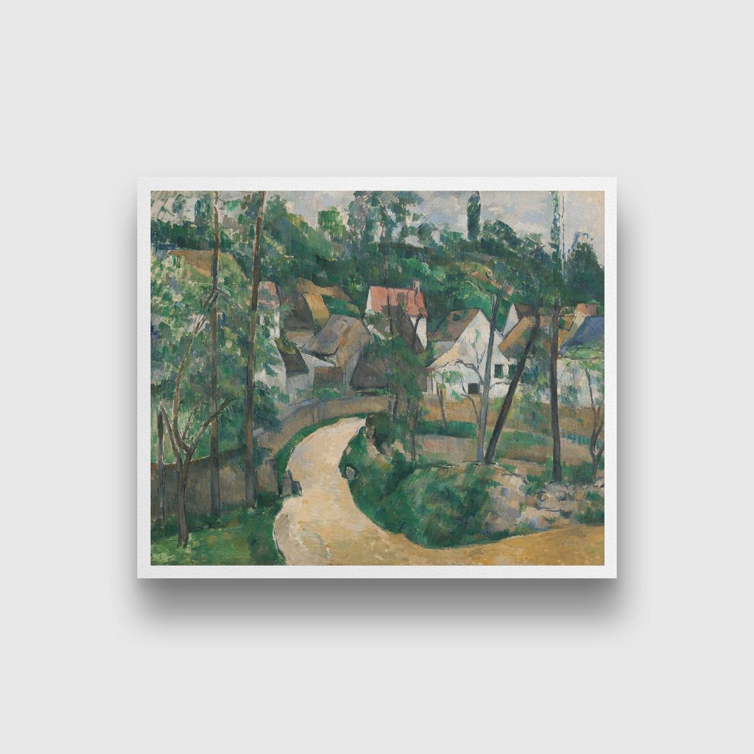 Turn in the Road Painting - Meri Deewar 6 : 5 Horizontal Premium Wall Art Canvas by MeriDeewar