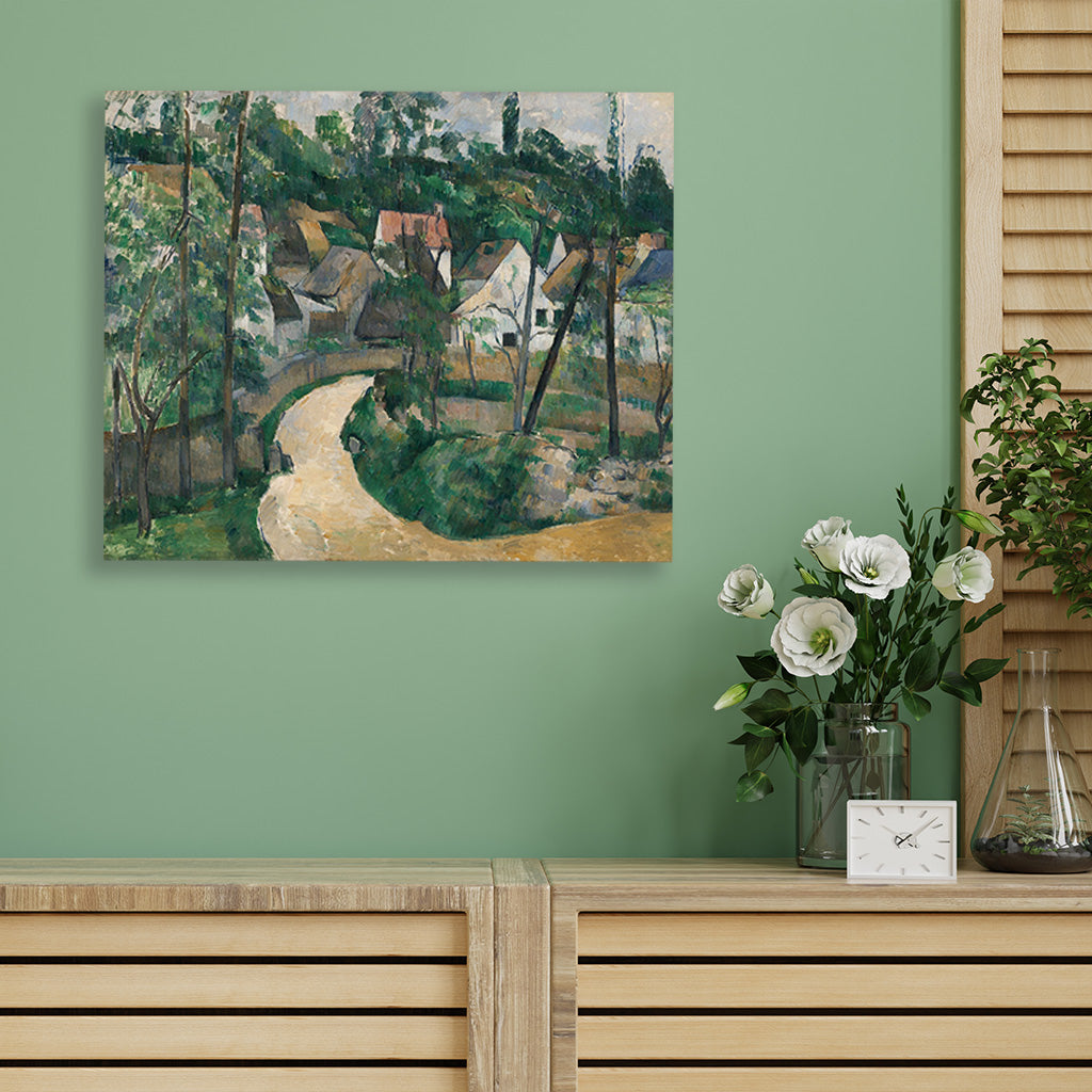 Turn in the Road Painting - Meri Deewar 6 : 5 Horizontal Premium Wall Art Canvas by MeriDeewar