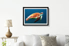 Turtle Painting - Meri Deewar 3 : 2 Horizontal Premium Wall Art Canvas by MeriDeewar