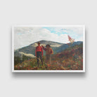 Two Guides painting - Meri Deewar 3 : 2 Horizontal Premium Wall Art Canvas by MeriDeewar