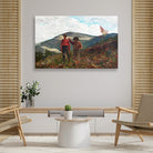 Two Guides painting - Meri Deewar 3 : 2 Horizontal Premium Wall Art Canvas by MeriDeewar