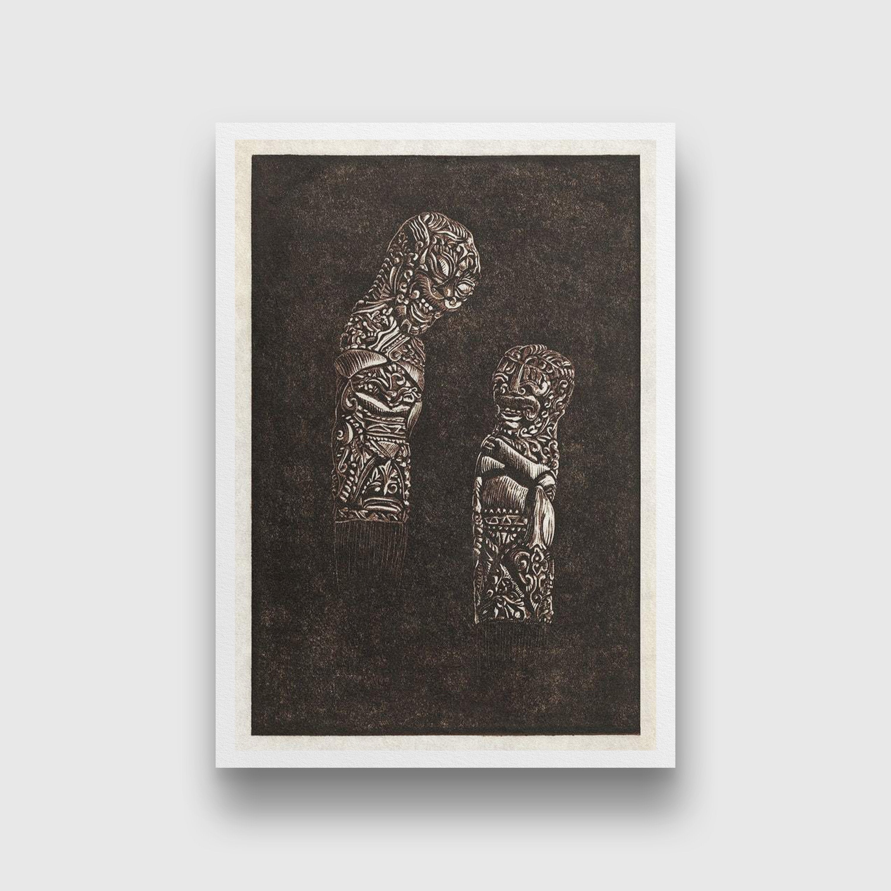 Two issues of crises Reijer Stolk Painting - Meri Deewar 2 : 3 Vertical Premium Wall Art Canvas by MeriDeewar
