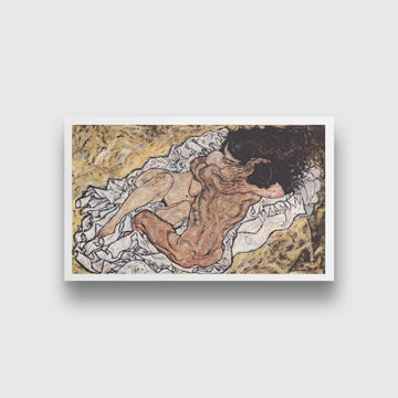 Umarmung Painting - Meri Deewar 3 : 2 Horizontal Premium Wall Art Canvas by MeriDeewar