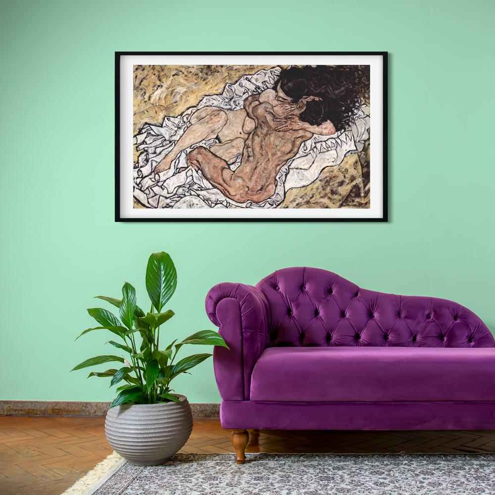 Umarmung Painting - Meri Deewar 3 : 2 Horizontal Premium Wall Art Canvas by MeriDeewar