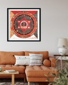 Unique Mandala of Vajrayogini Painting 1 : 1 Square Premium Wall Art Canvas by MeriDeewar