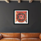 Unique Mandala of Vajrayogini Painting 1 : 1 Square Premium Wall Art Canvas by MeriDeewar