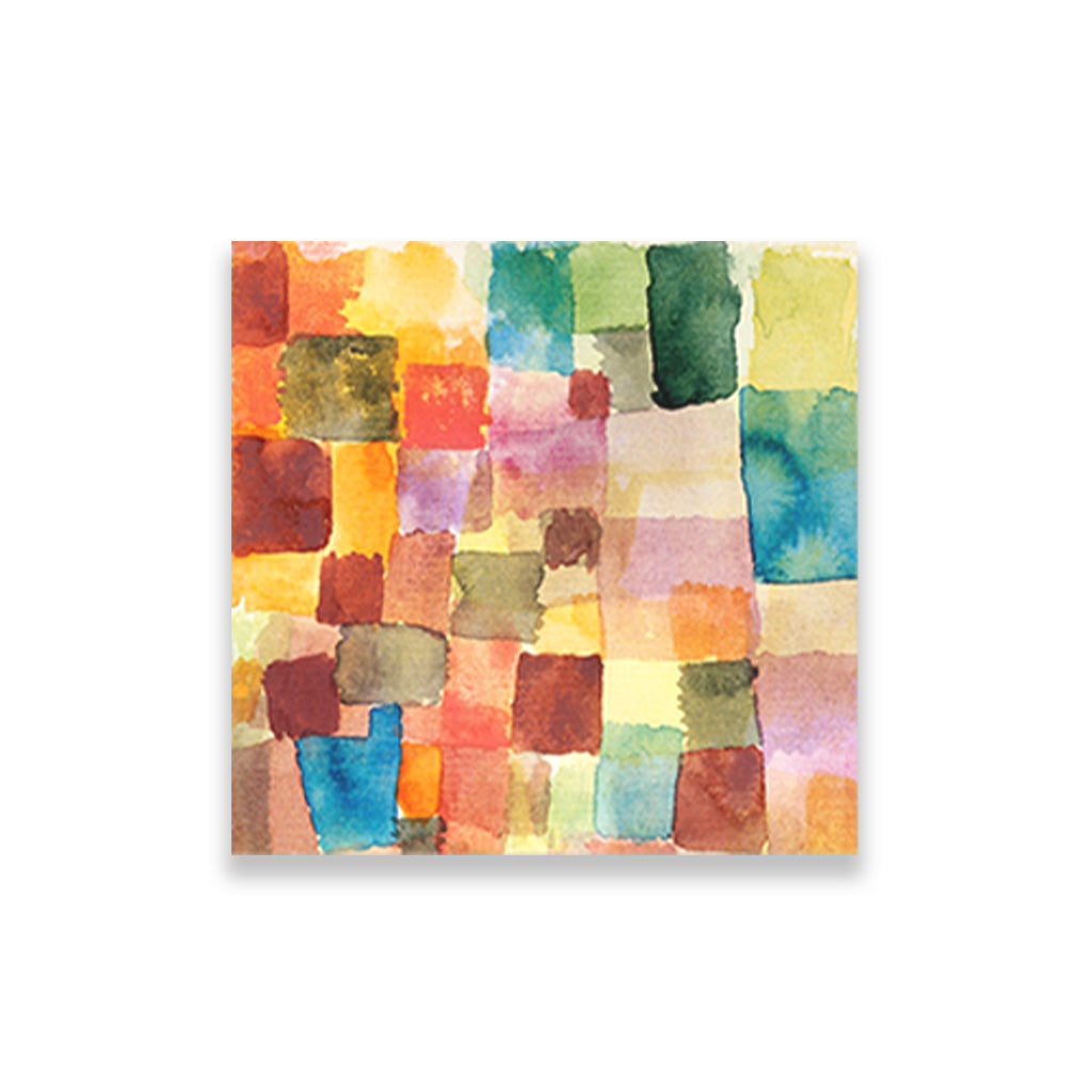 Untitled by Paul Klee painting - Meri Deewar 1 : 1 Square Premium Wall Art Canvas by MeriDeewar