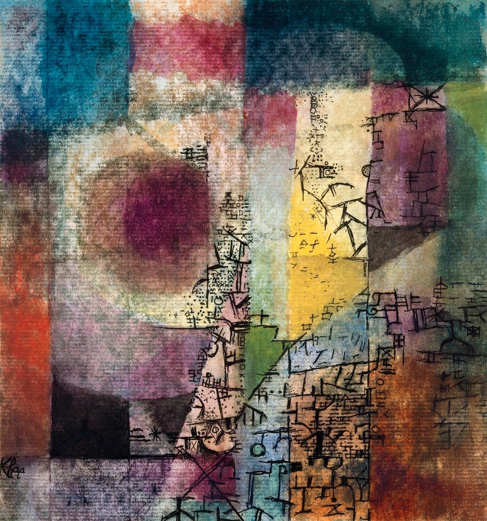 Untitled painting - Meri Deewar 1 : 1 Square Premium Wall Art Canvas by MeriDeewar