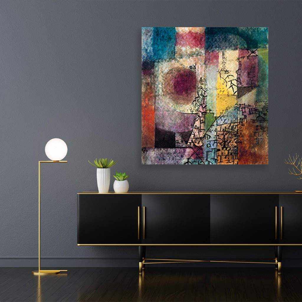 Untitled painting - Meri Deewar 1 : 1 Square Premium Wall Art Canvas by MeriDeewar