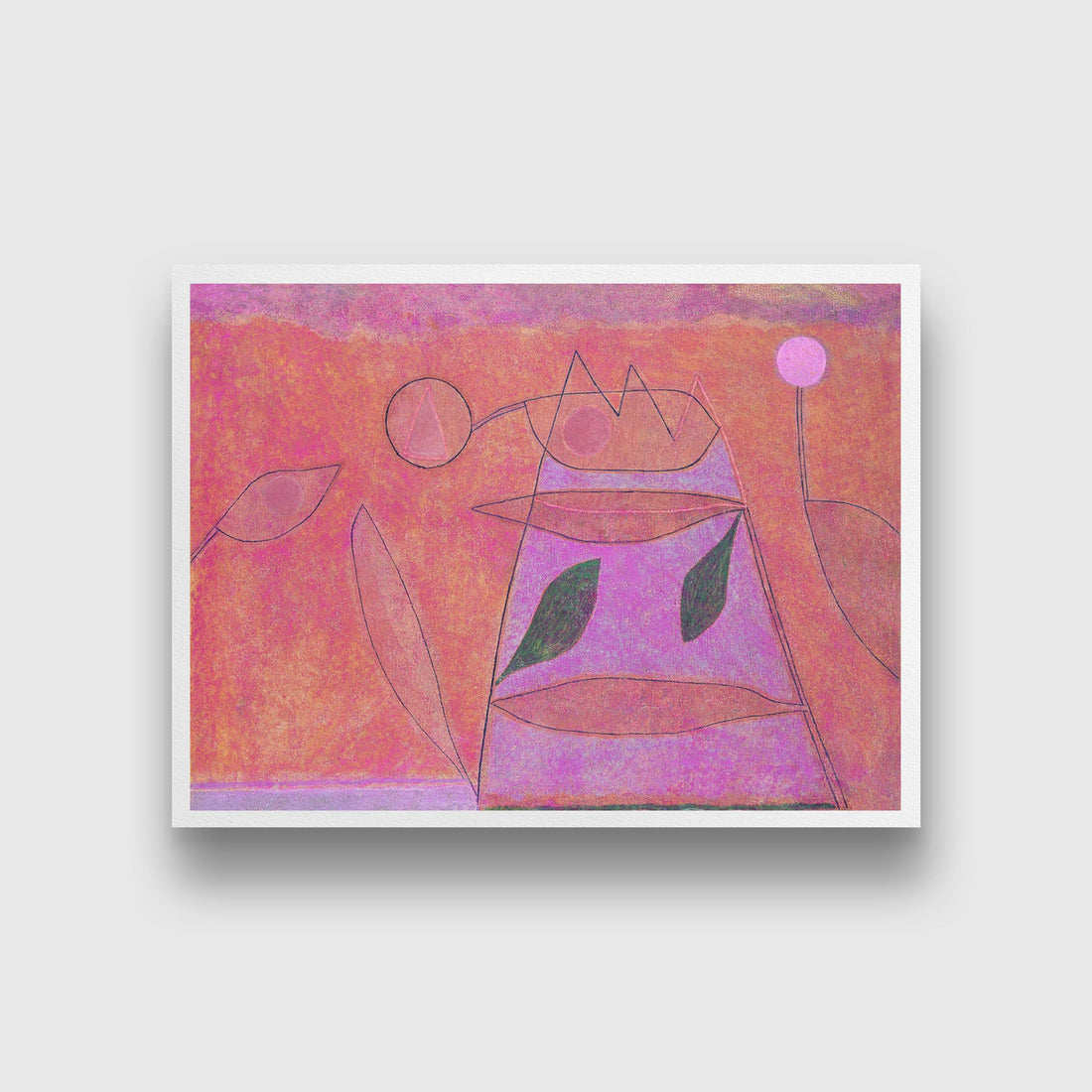 Untitled painting PK - Meri Deewar 4 : 3 Horizontal Premium Wall Art Canvas by MeriDeewar