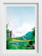 Urban Jungle Park Wall Art Painting - Meri Deewar 2 : 3 Vertical Premium Wall Art Canvas by MeriDeewar