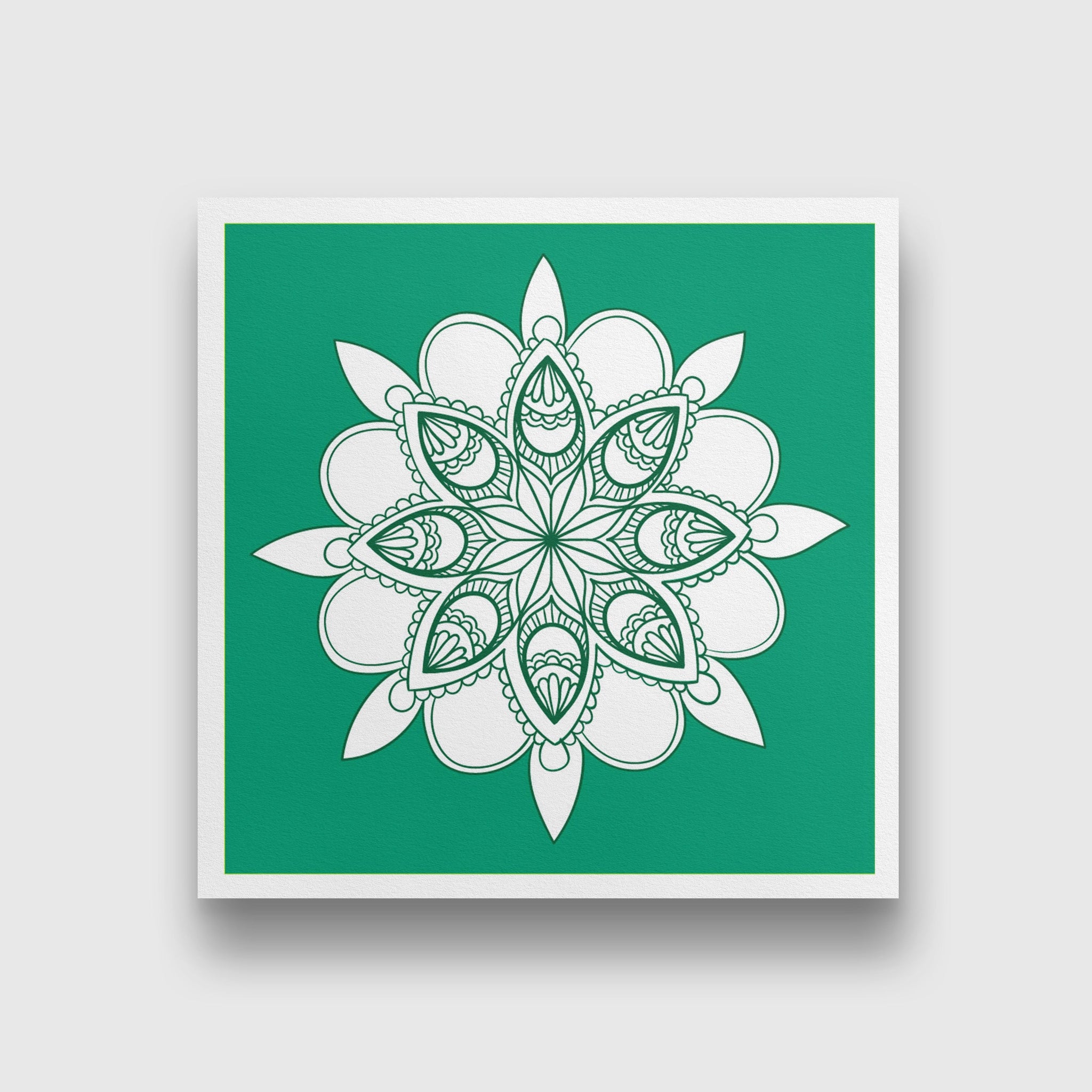 vam yoga chakara painting 1 : 1 Square Premium Wall Art Canvas by MeriDeewar