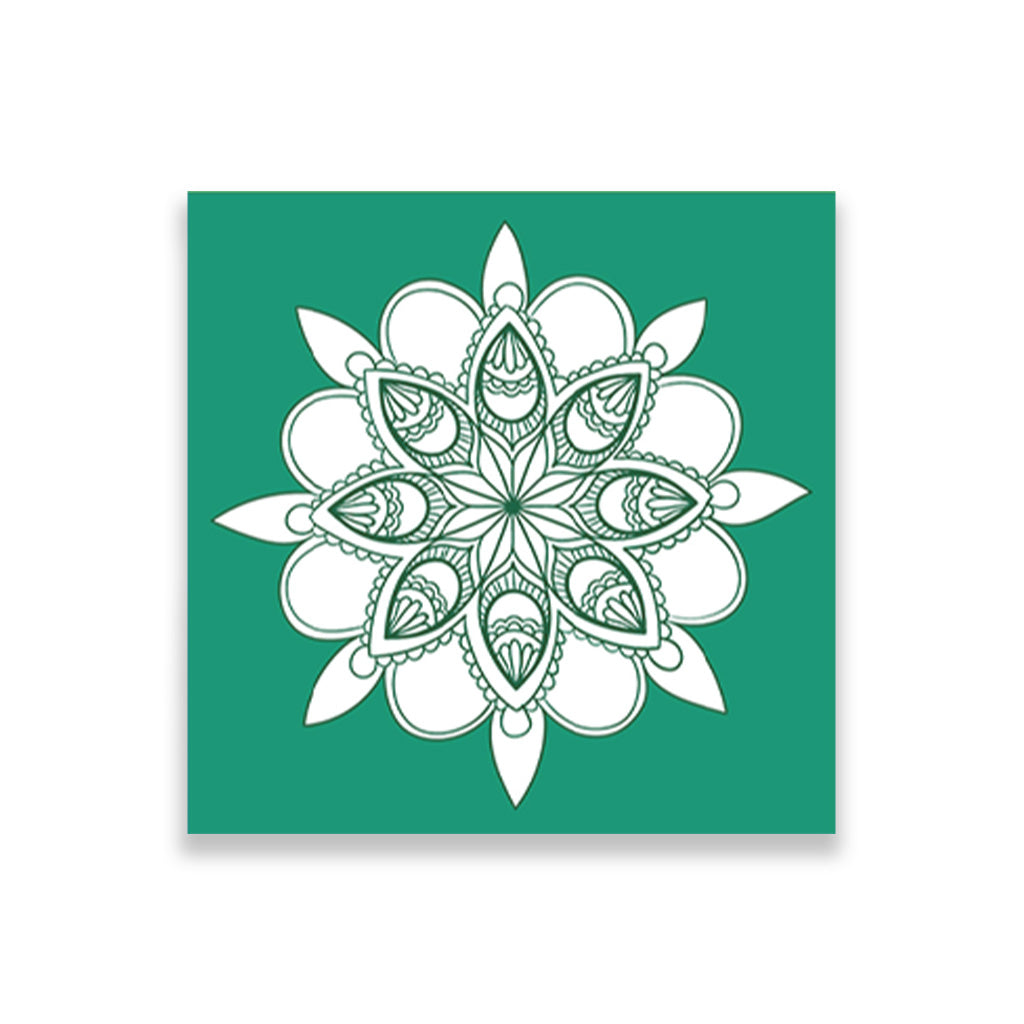 vam yoga chakara painting 1 : 1 Square Premium Wall Art Canvas by MeriDeewar