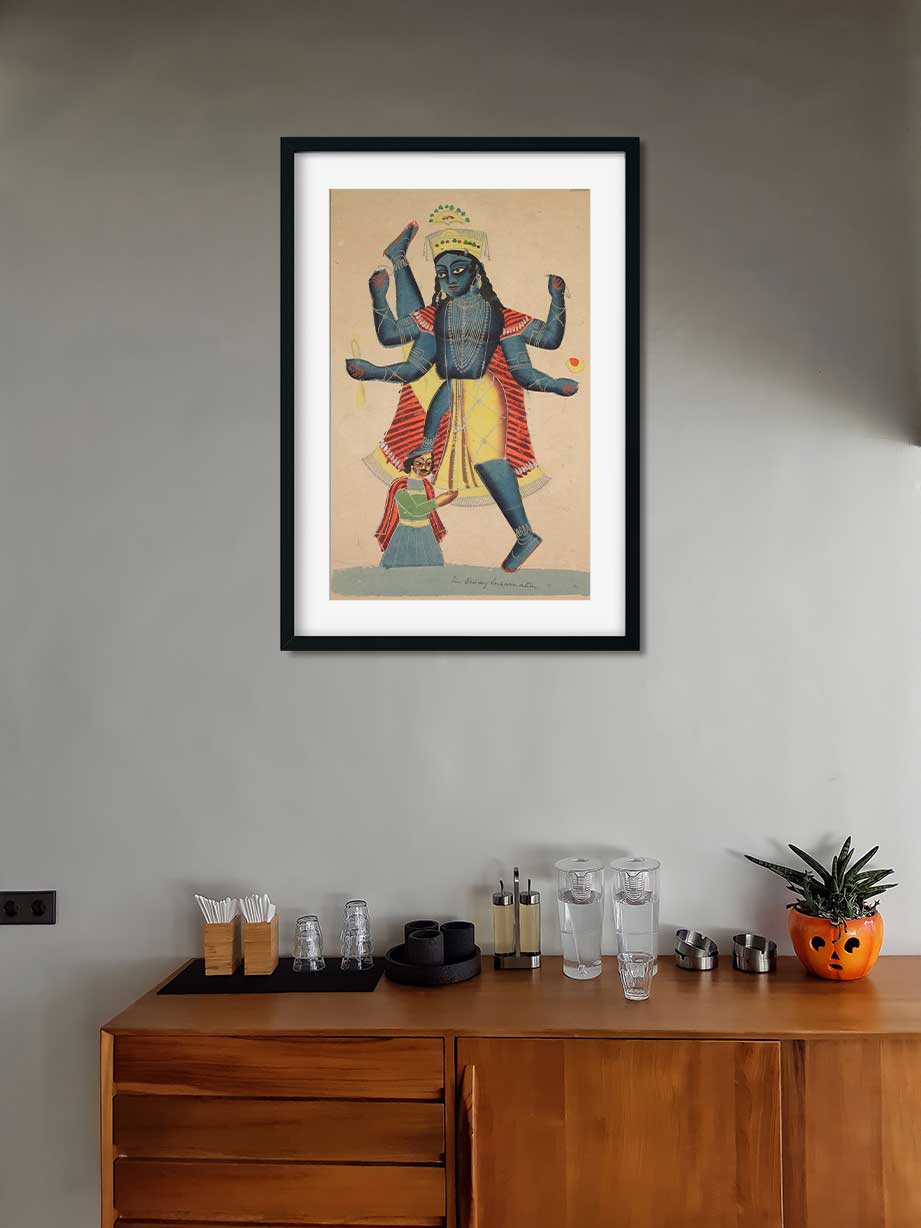 Vamana Avatar Painting 2 : 3 Vertical Premium Wall Art Canvas by MeriDeewar
