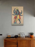 Vamana Avatar Painting 2 : 3 Vertical Premium Wall Art Canvas by MeriDeewar