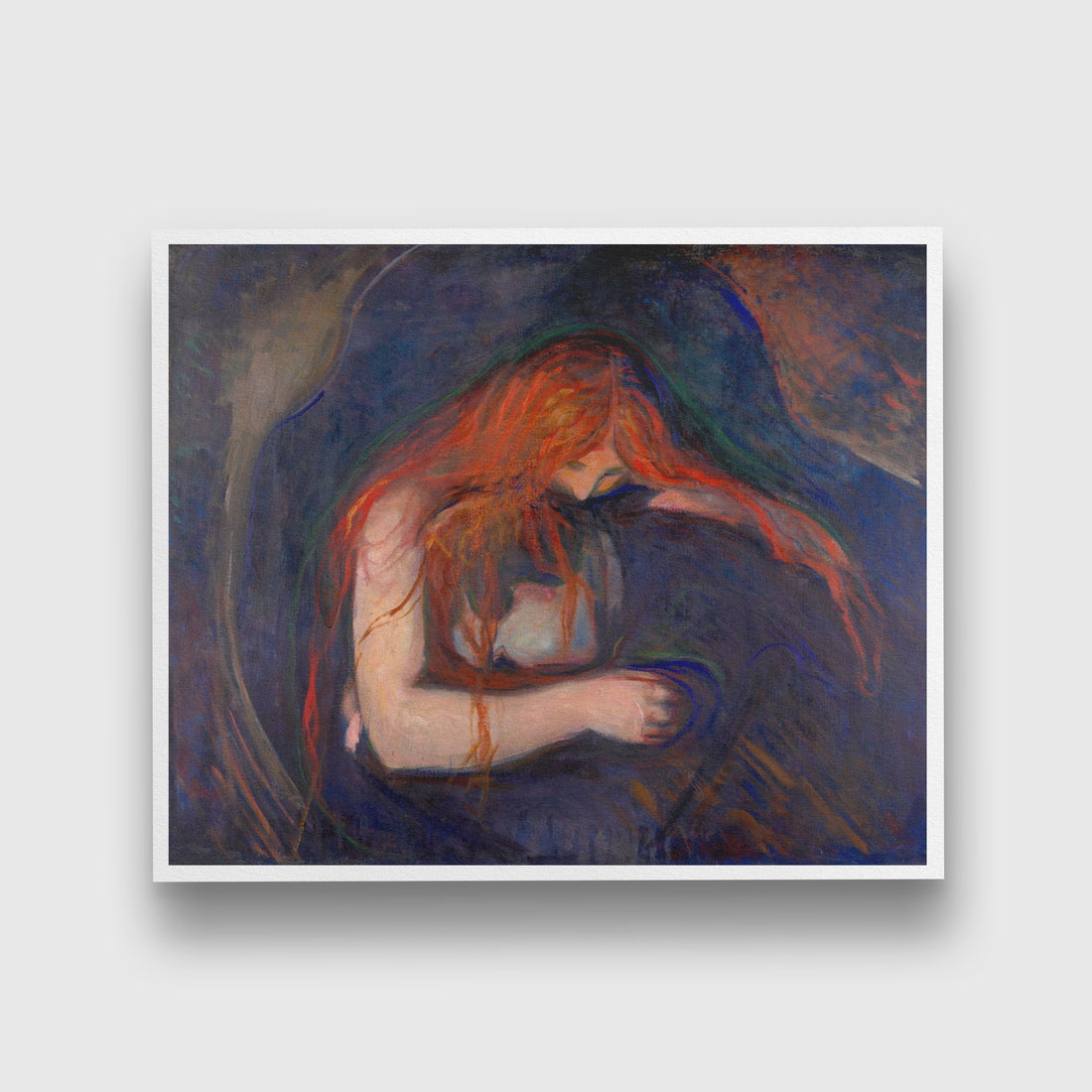 Vampire Painting - Meri Deewar 4 :5 Vertical Premium Wall Art Canvas by MeriDeewar
