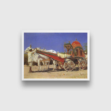Vehicle of rich people in delhi Painting - Meri Deewar 4 : 3 Horizontal Premium Wall Art Canvas by MeriDeewar