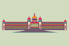 Vidhan Sabha painting 3 : 2 Horizontal Premium Wall Art Canvas by MeriDeewar