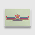 Vidhan Sabha painting 3 : 2 Horizontal Premium Wall Art Canvas by MeriDeewar