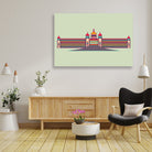 Vidhan Sabha painting 3 : 2 Horizontal Premium Wall Art Canvas by MeriDeewar