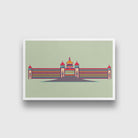 Vidhan Sauda Monument India Painting - Meri Deewar 3 : 2 Horizontal Premium Wall Art Canvas by MeriDeewar