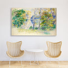 View of a park Painting - Meri Deewar 3 : 2 Horizontal Premium Wall Art Canvas by MeriDeewar