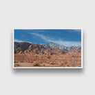View of the desert hills Painting - Meri Deewar 2 : 1 Horizontal Premium Wall Art Canvas by MeriDeewar