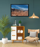 View of the desert hills Painting - Meri Deewar 2 : 1 Horizontal Premium Wall Art Canvas by MeriDeewar