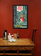 Vintage Air India New York Poster 2 : 3 Vertical Premium Wall Art Canvas by MeriDeewar