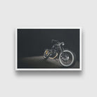 Vintage Bike Artwork Painting - Meri Deewar 3 : 2 Horizontal Premium Wall Art Canvas by MeriDeewar