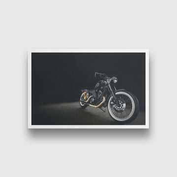 Vintage Bike Artwork Painting - Meri Deewar 3 : 2 Horizontal Premium Wall Art Canvas by MeriDeewar