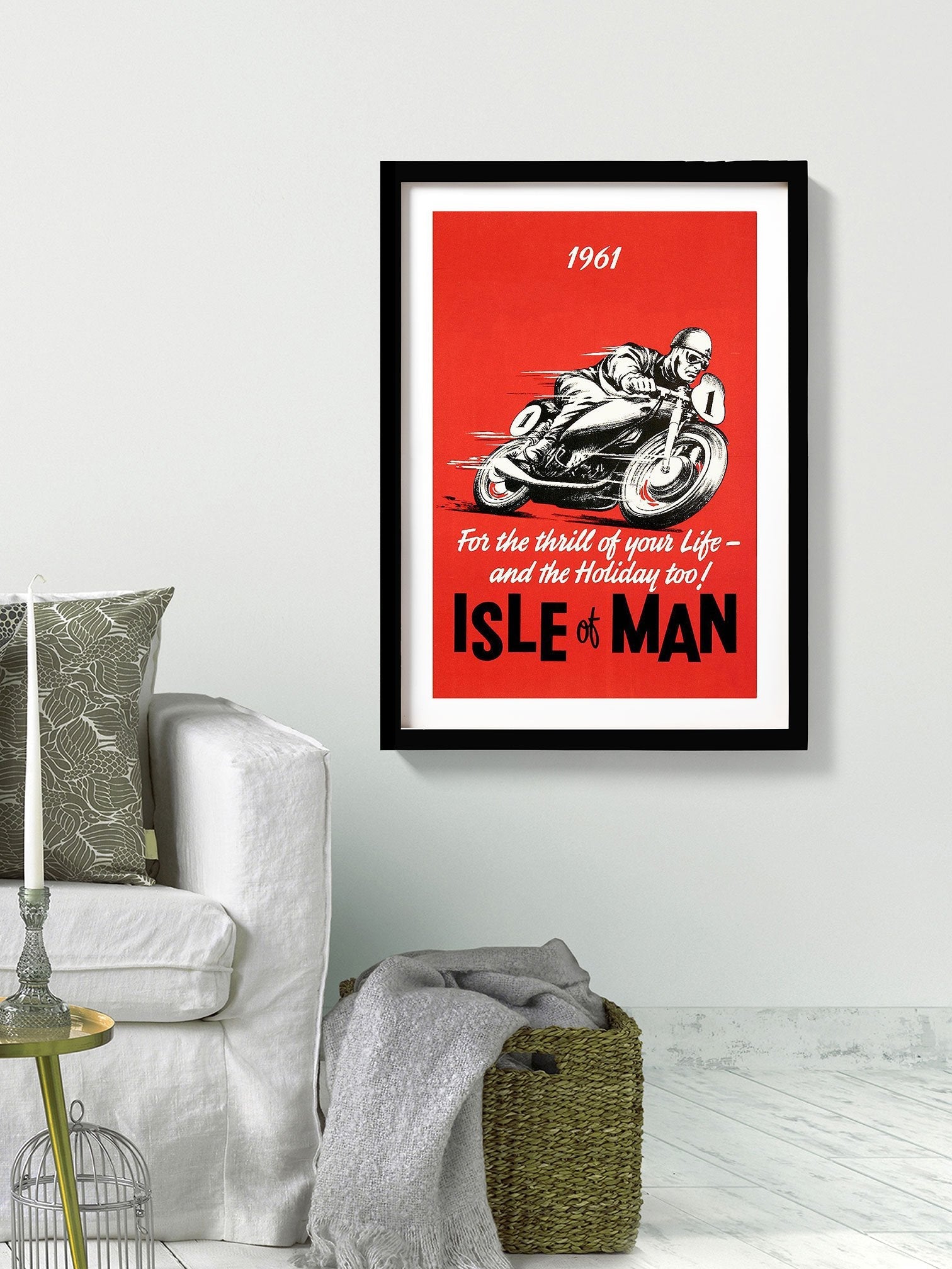 Vintage bikers Art Painting - Meri Deewar 2 : 3 Vertical Premium Wall Art Canvas by MeriDeewar