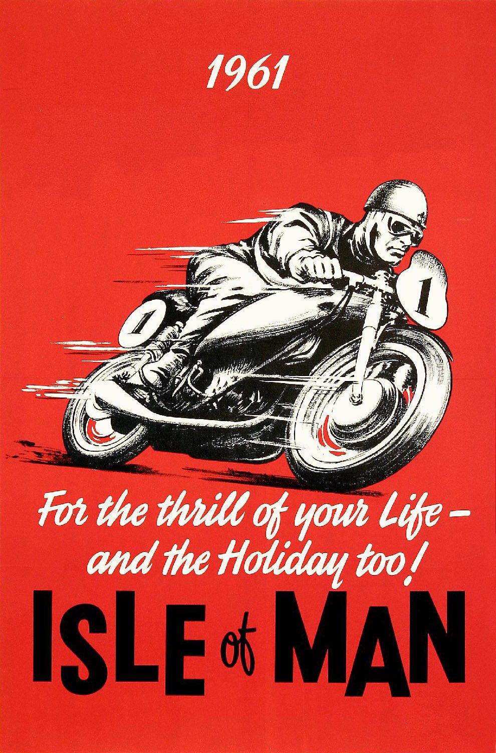 Vintage bikers poster- Meri Deewar Poster A3 / Poster Premium Wall Art Canvas by MeriDeewar
